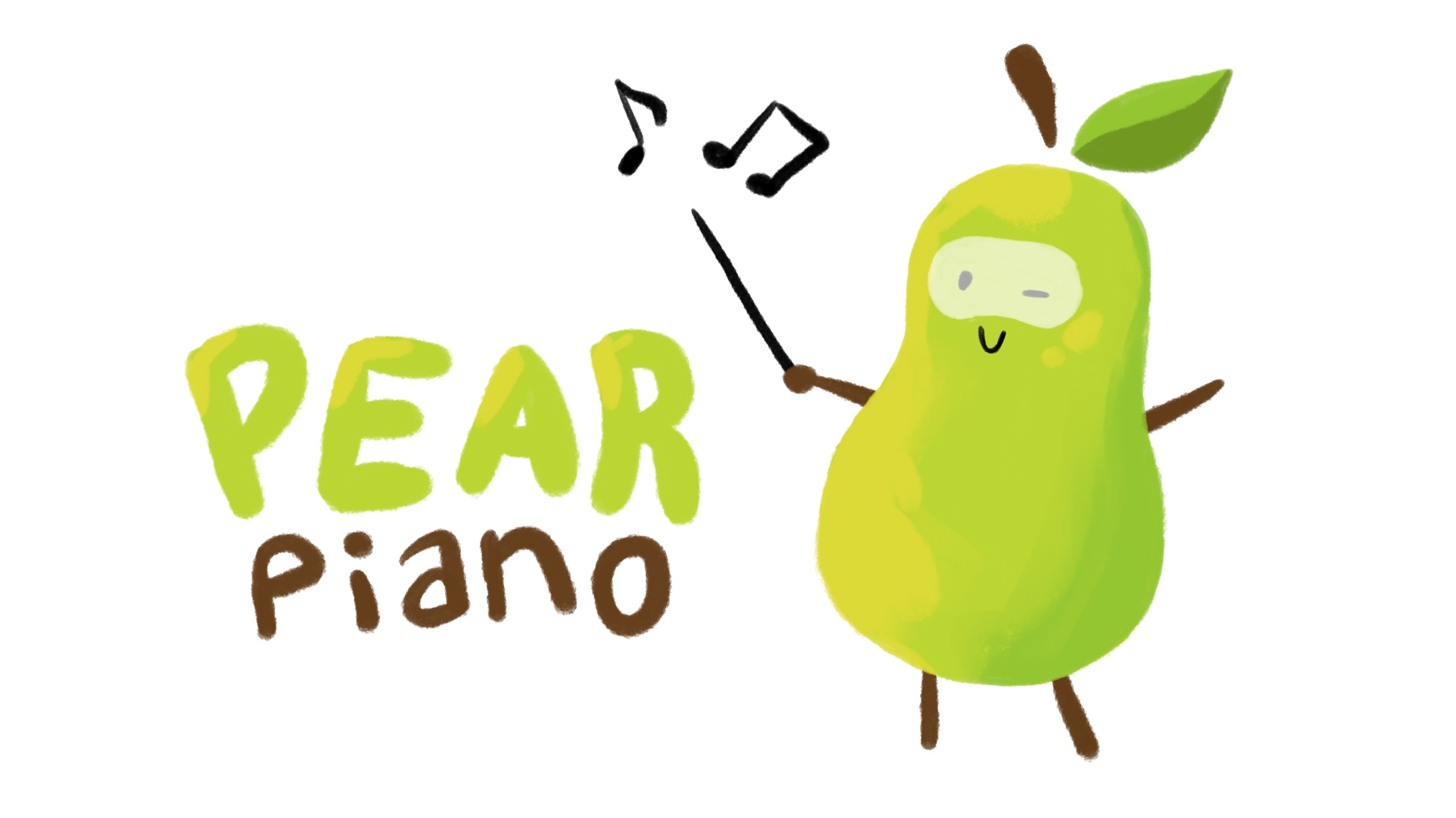 Thumbnail of Pear Piano, displaying a cute pear mascot!
